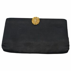 Garay VINTAGE Pure Silk Black Clutch
